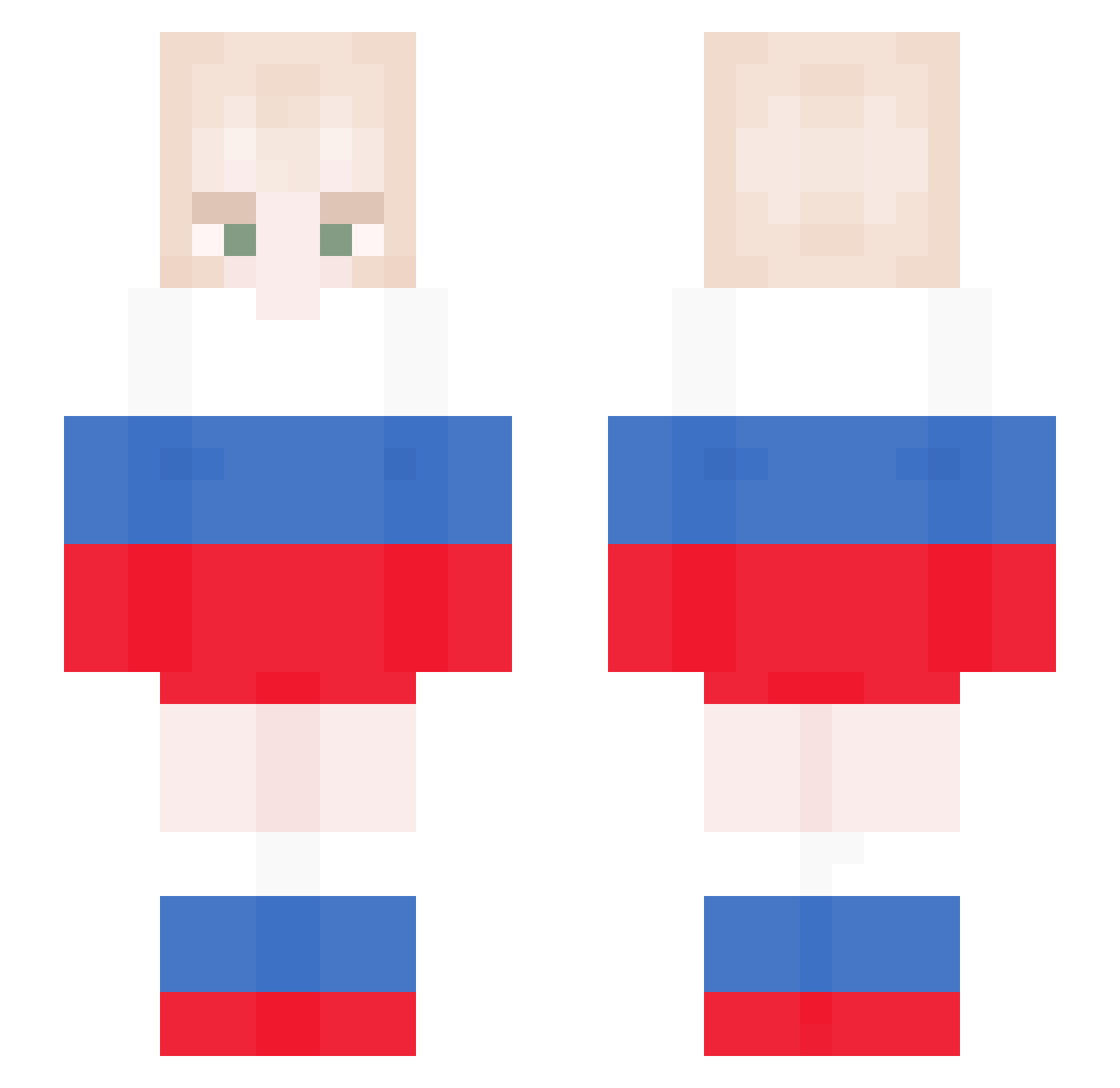 ______________y_ Minecraft skin, front and back view