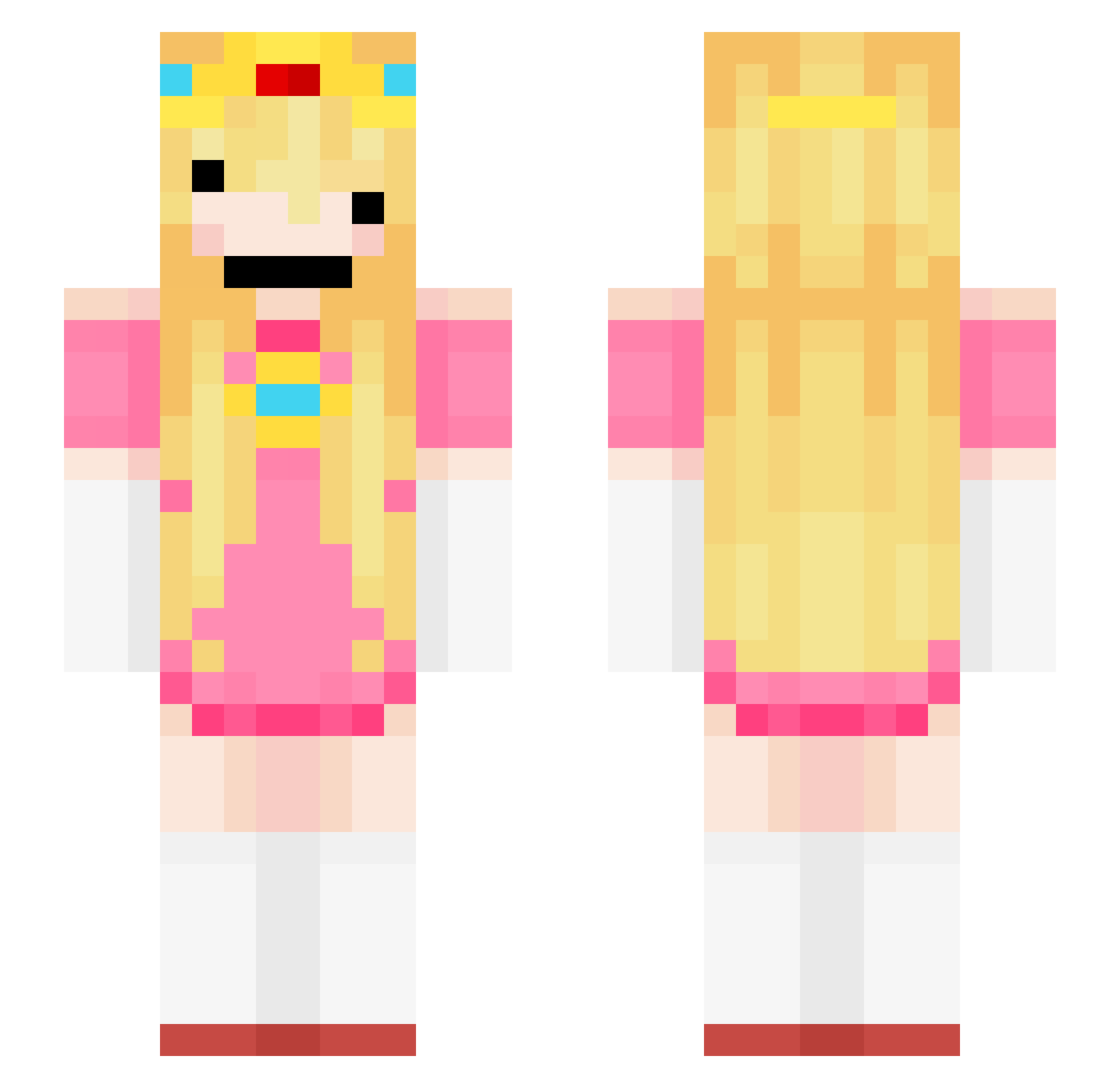 emsquared_ Minecraft skin, front and back view