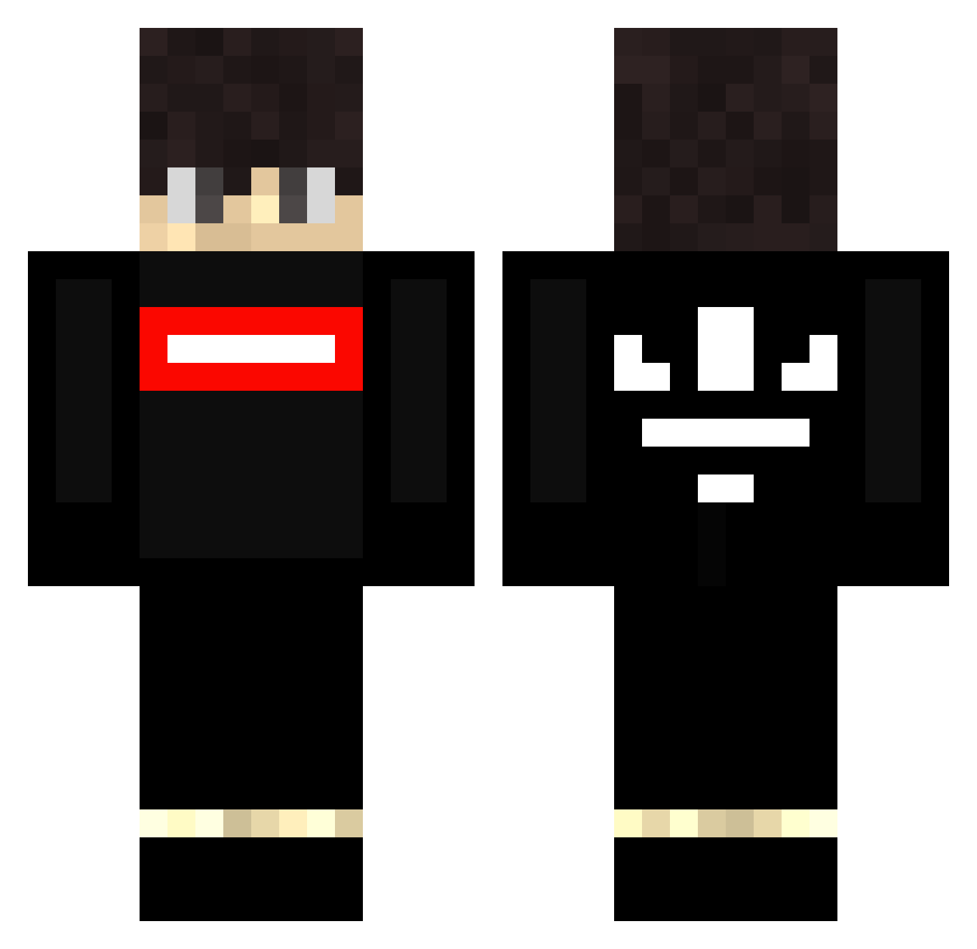 Simon_SK Minecraft skin, front and back view