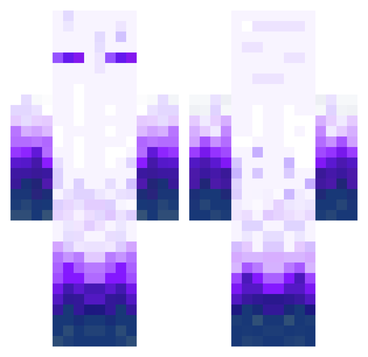Xx_Assist_xX Minecraft skin, front and back view