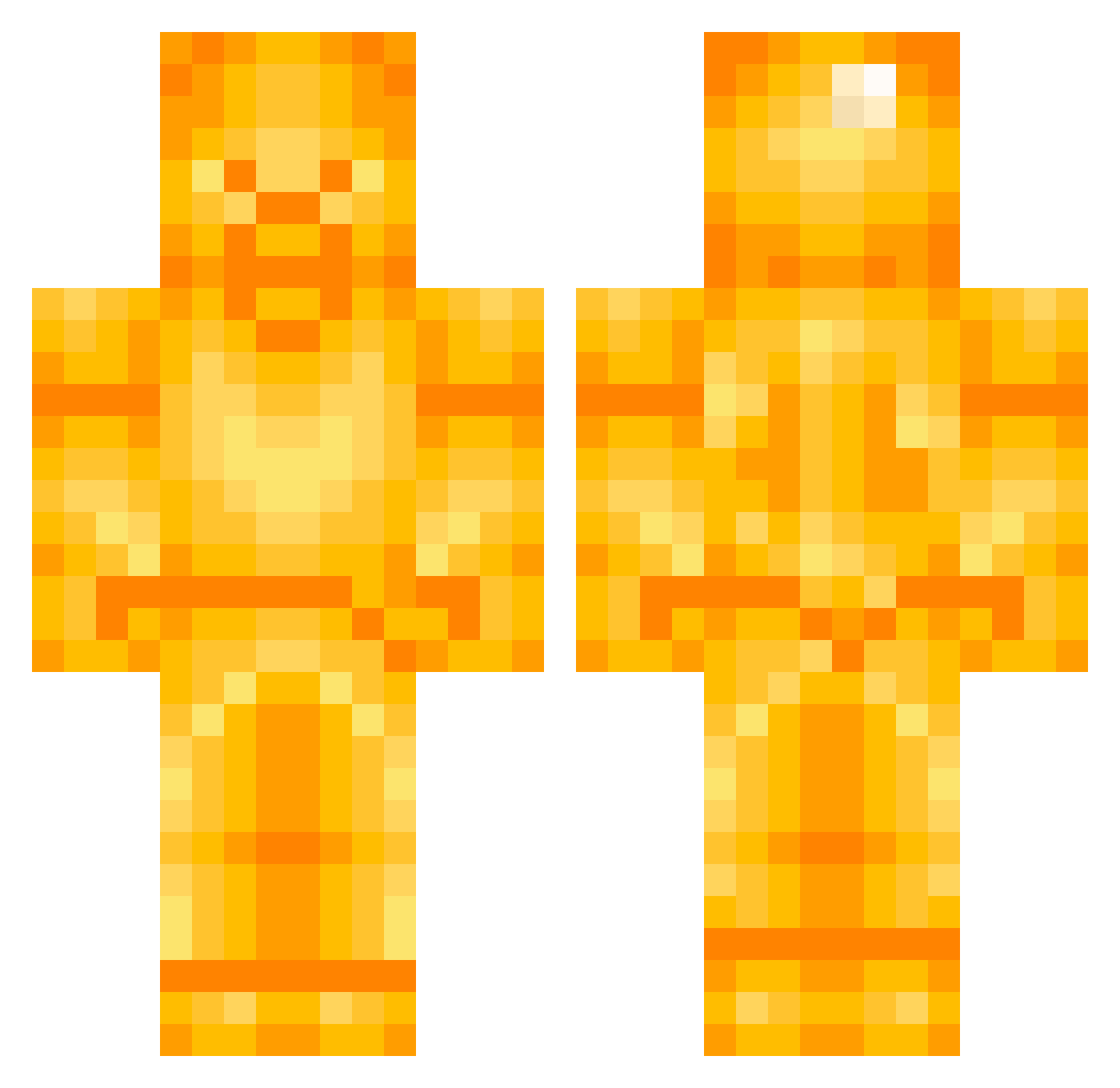 Antikicker69 Minecraft skin, front and back view