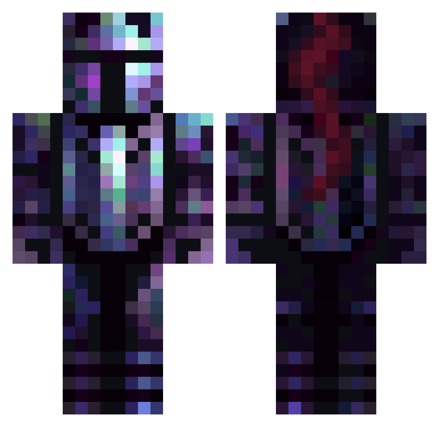 javaboy2009 Minecraft skin, front and back view
