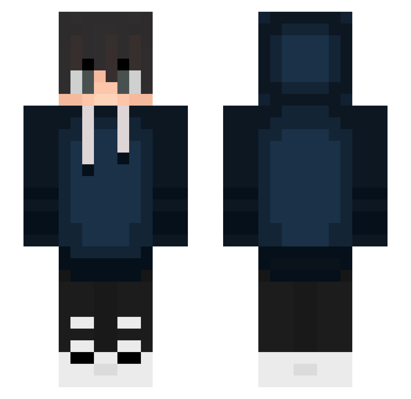 SquidlyOogway12 Minecraft skin, front and back view