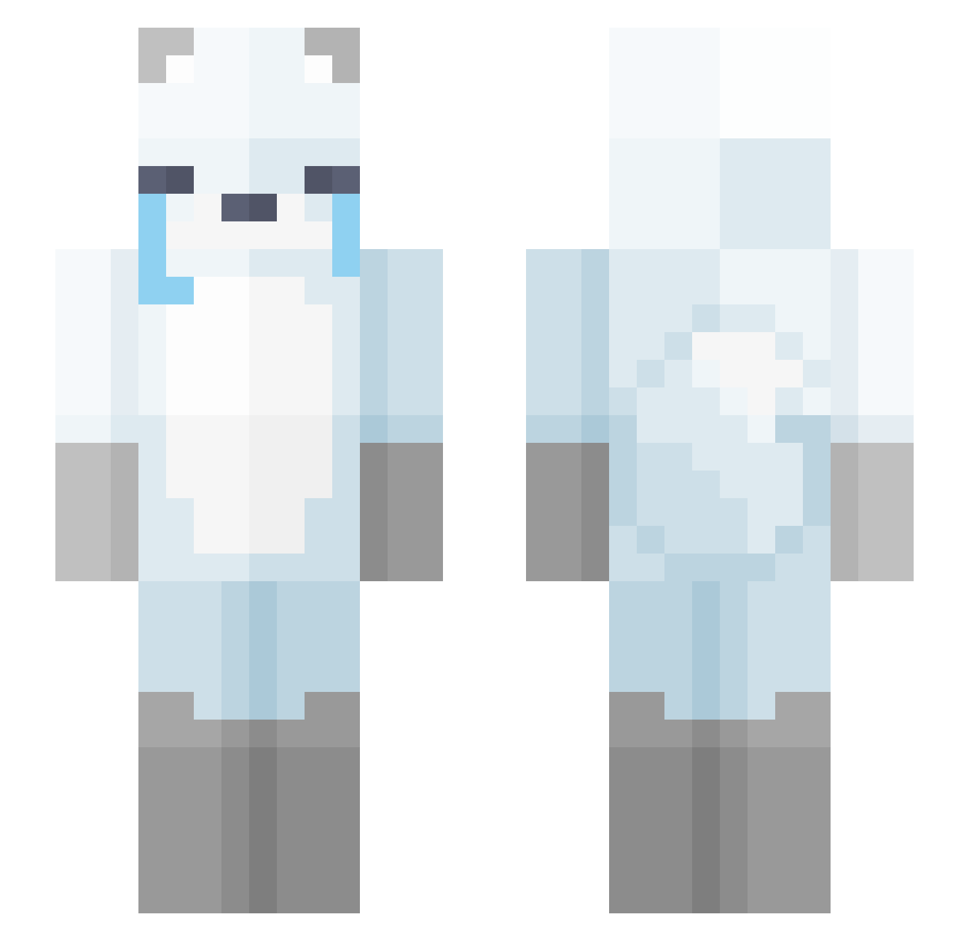 middleyqllw Minecraft skin, front and back view