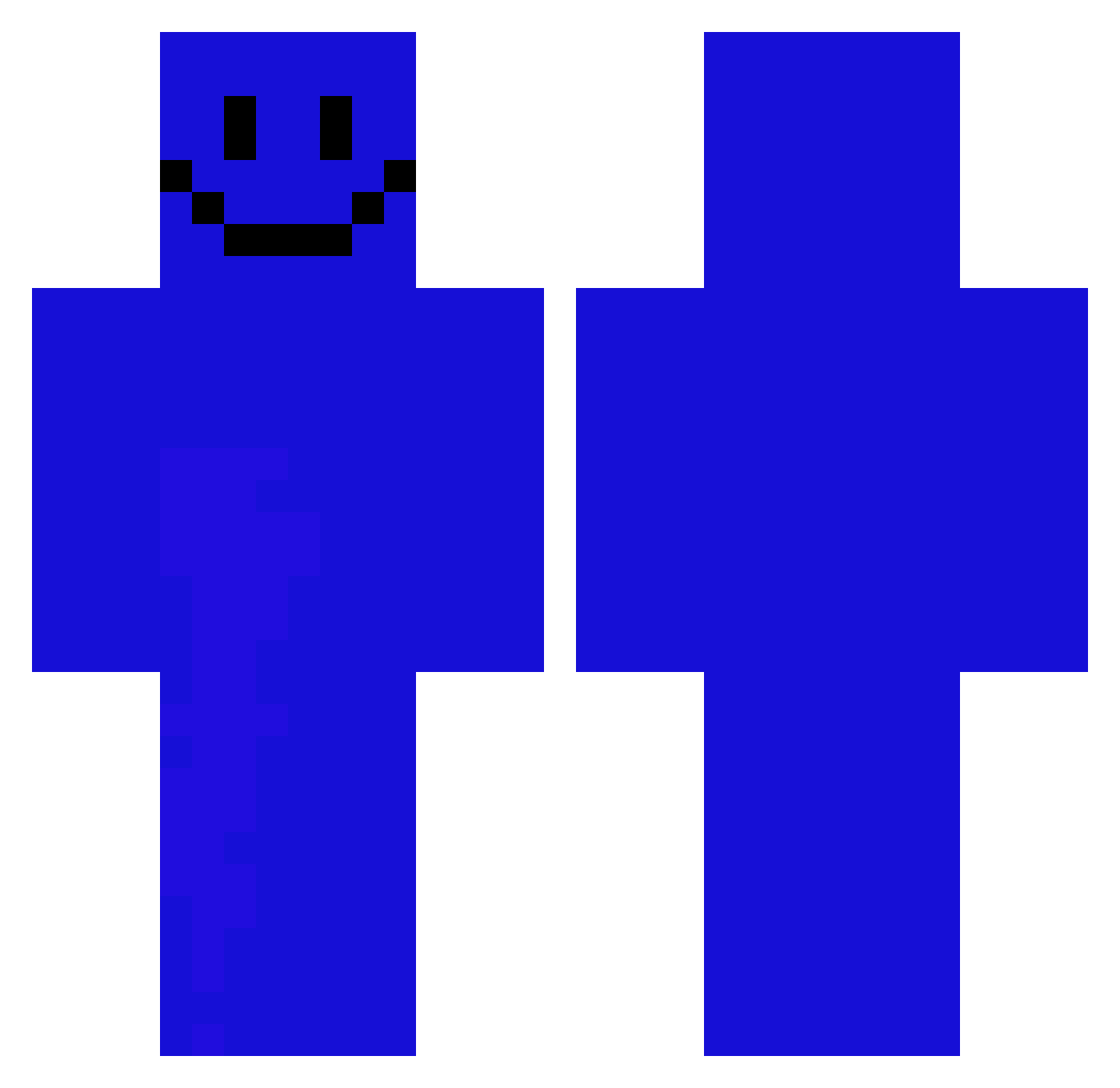 latenightwork Minecraft skin, front and back view