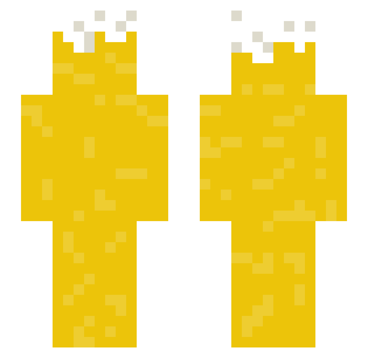 HobbyTrinker277 Minecraft skin, front and back view