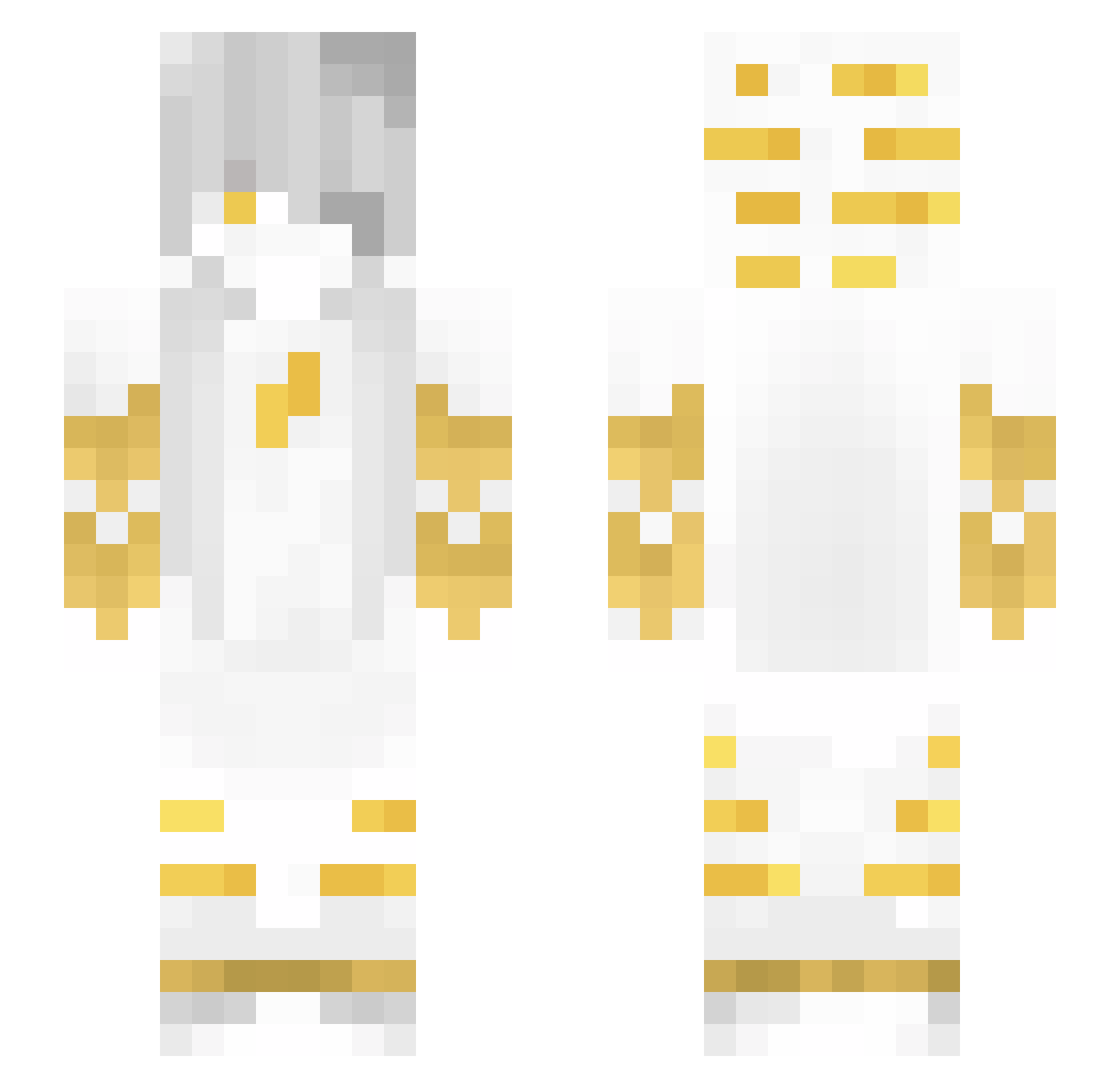 NOTNQRMAN Minecraft skin, front and back view