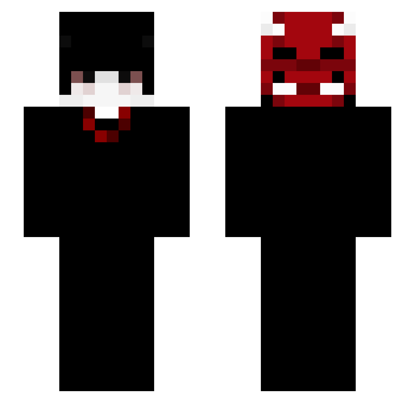 Sxmbre_ Minecraft skin, front and back view