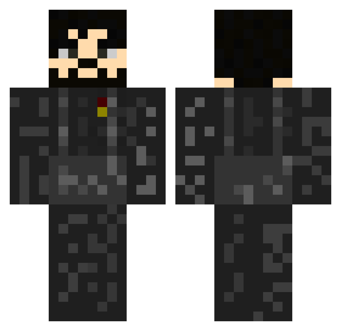 siemagooo Minecraft skin, front and back view