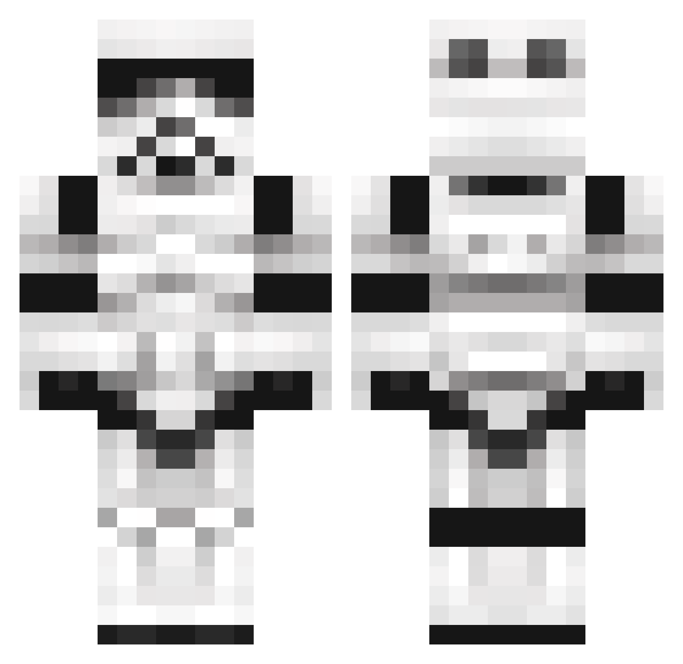 chocobo0061 Minecraft skin, front and back view