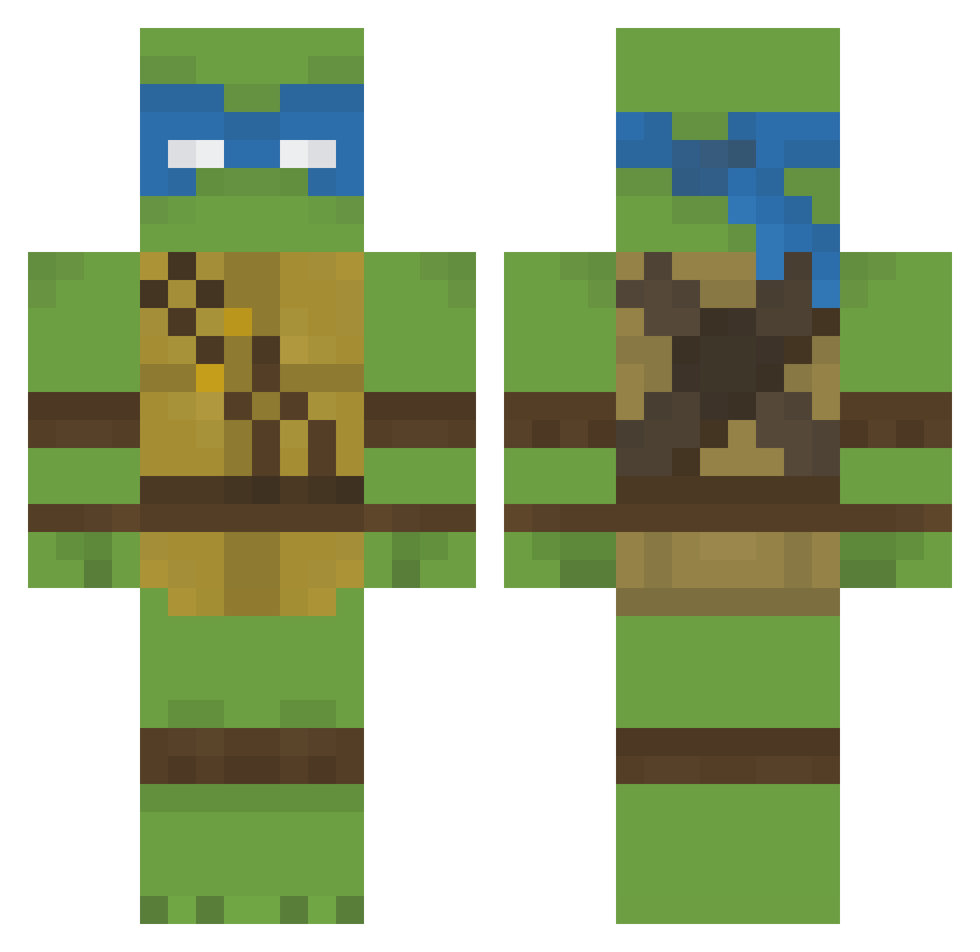 Relatineboy5 Minecraft skin, front and back view