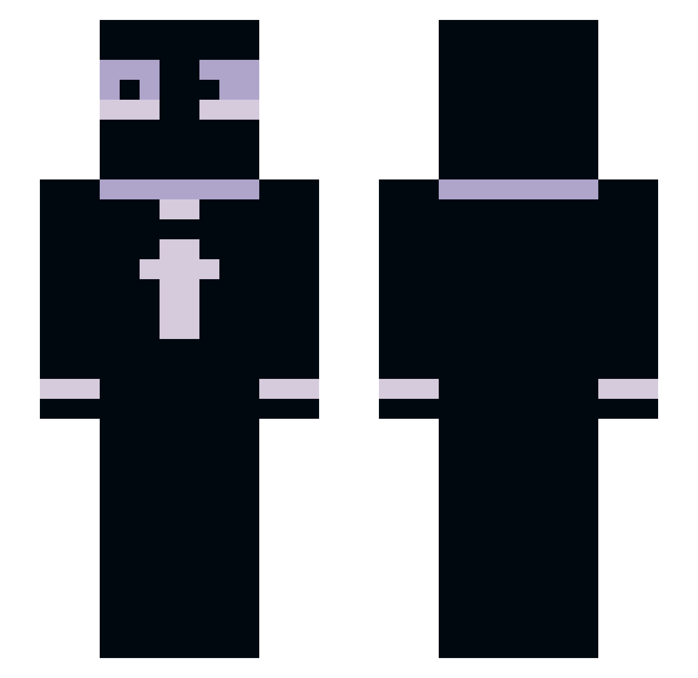 CringeGamer74 Minecraft skin, front and back view