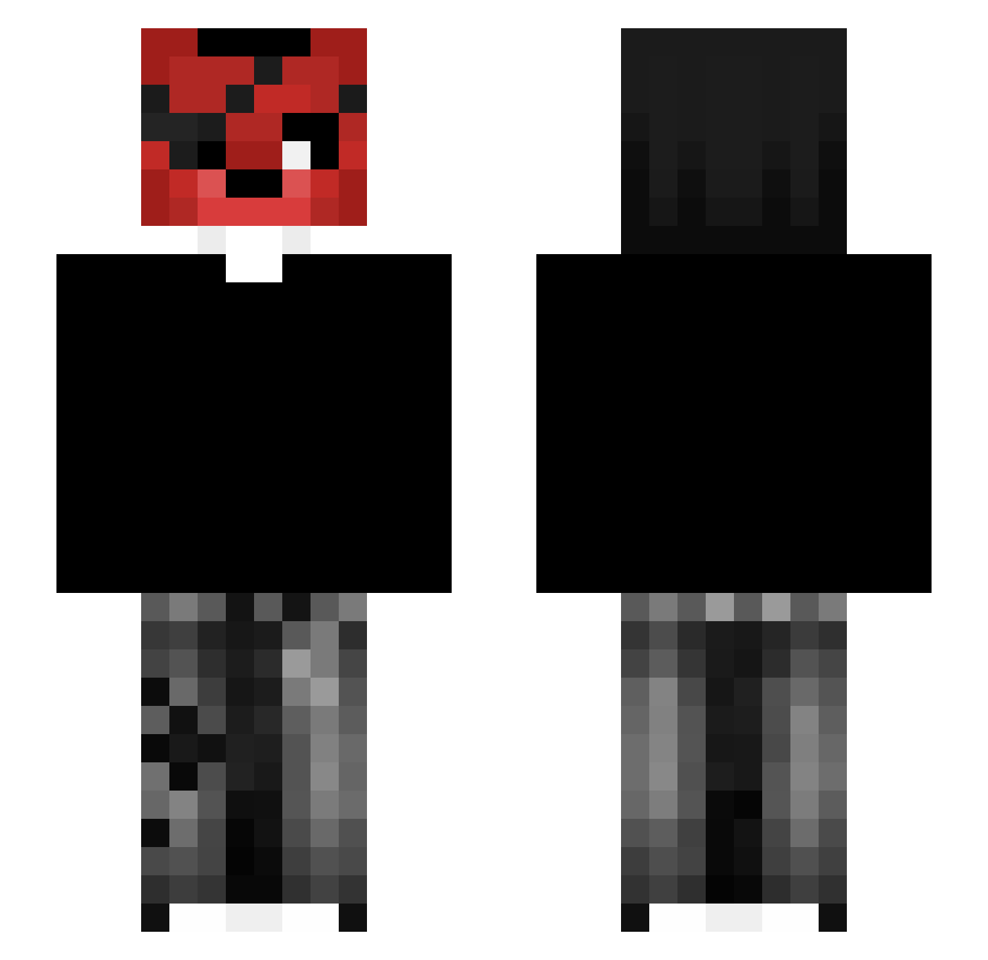 cocolastikota Minecraft skin, front and back view