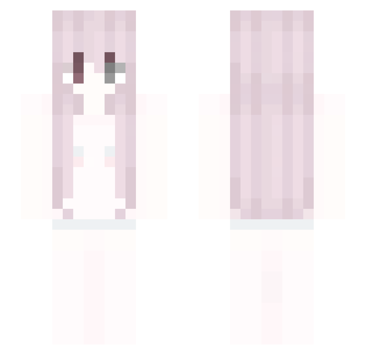 bernardoo09 Minecraft skin, front and back view