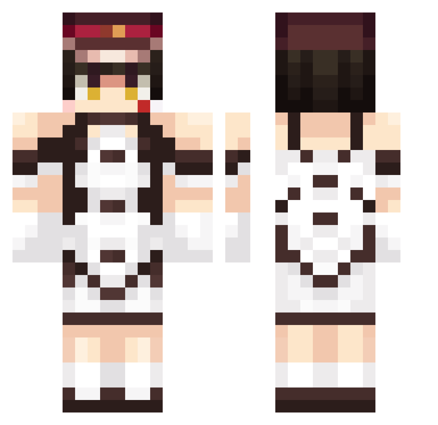 joebidenfr Minecraft skin, front and back view