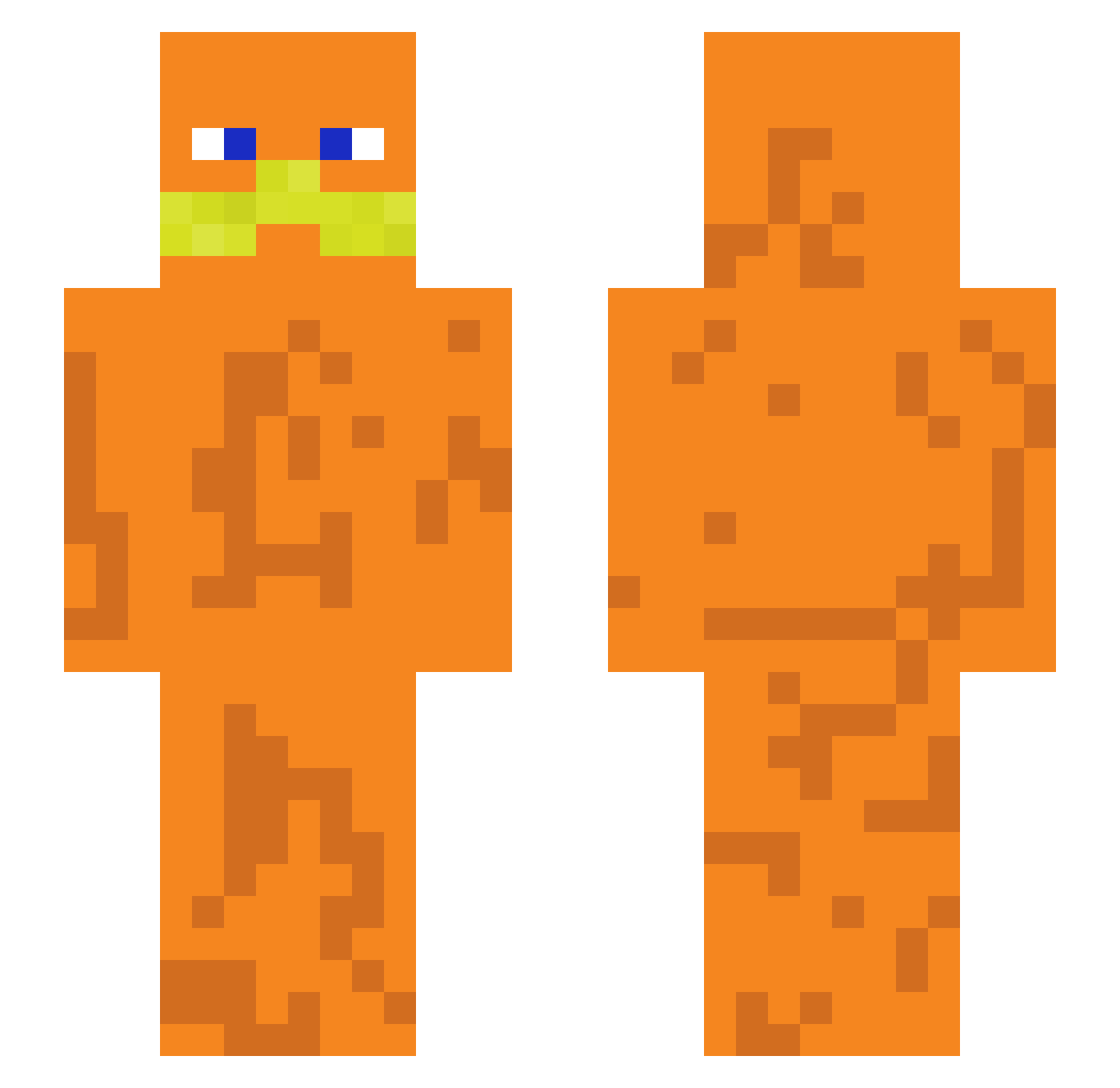Elias9871 Minecraft skin, front and back view