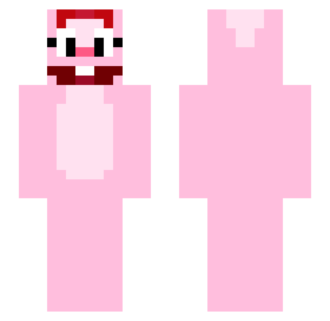feuxoa06 Minecraft skin, front and back view