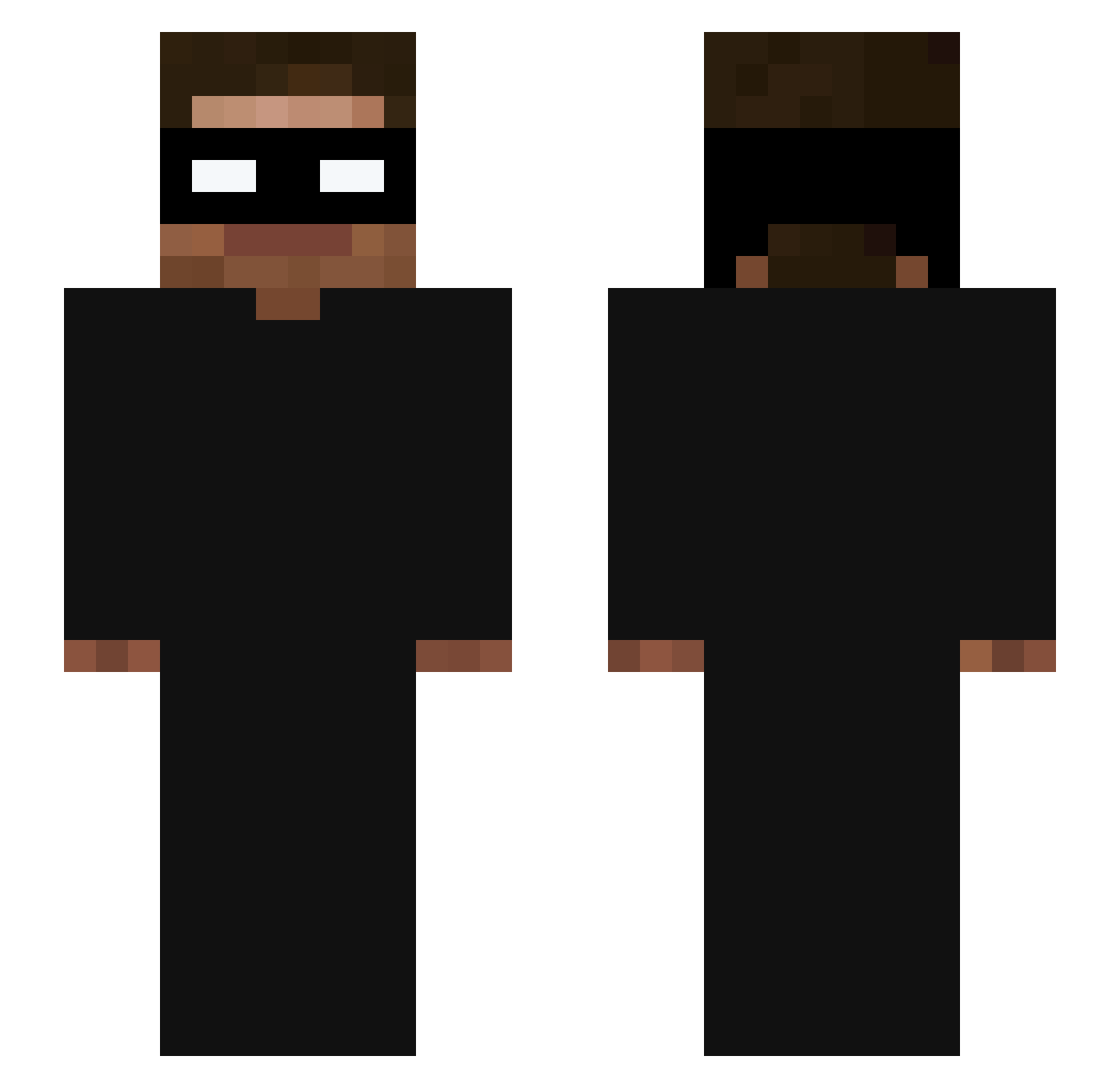 prokid2014 Minecraft skin, front and back view