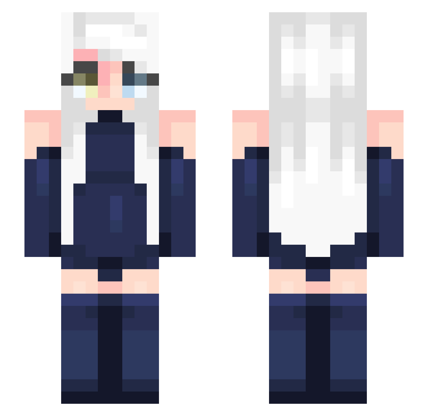 guillerno98 Minecraft skin, front and back view