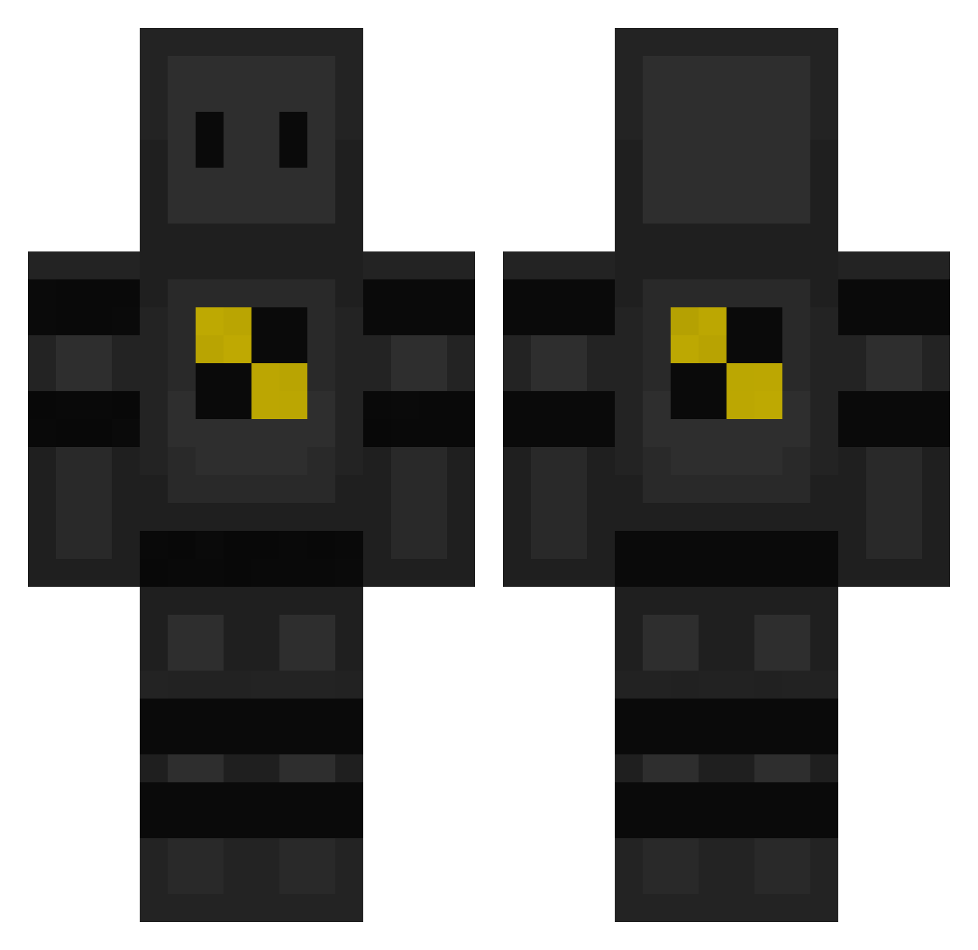 SebastianYong Minecraft skin, front and back view