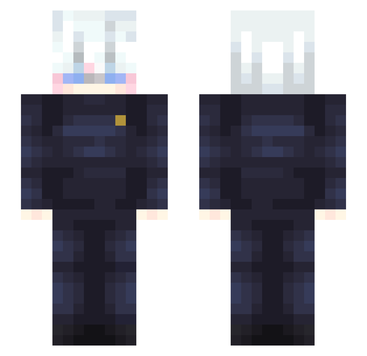 Lrex516 Minecraft skin, front and back view