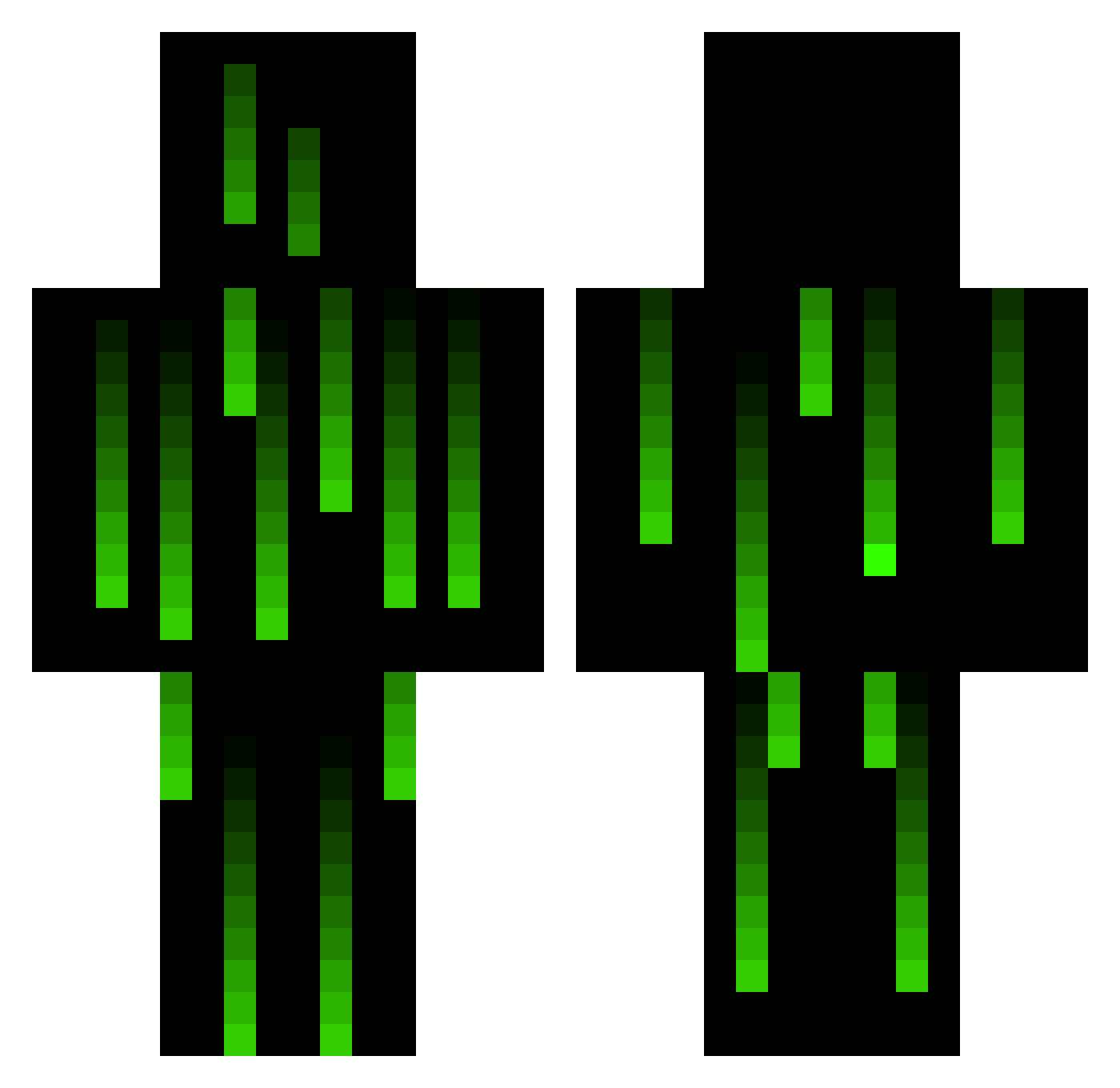 _gammaburst Minecraft skin, front and back view