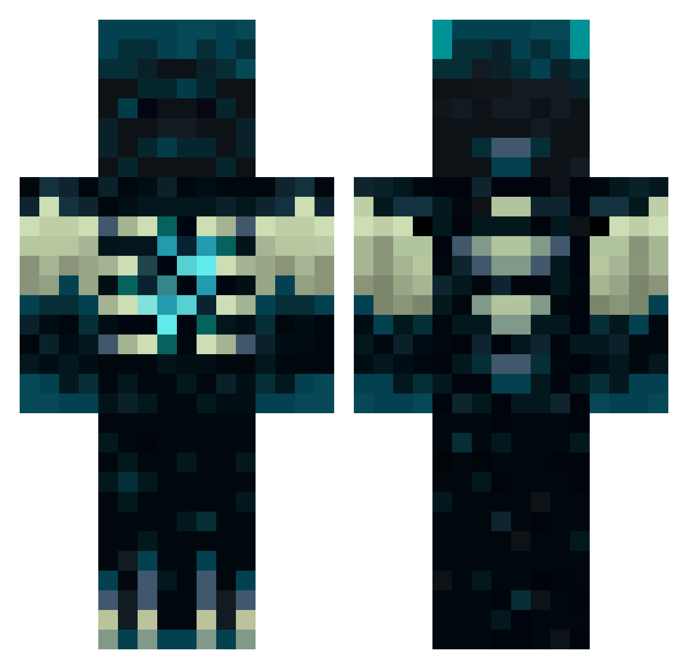 prejudice_1 Minecraft skin, front and back view