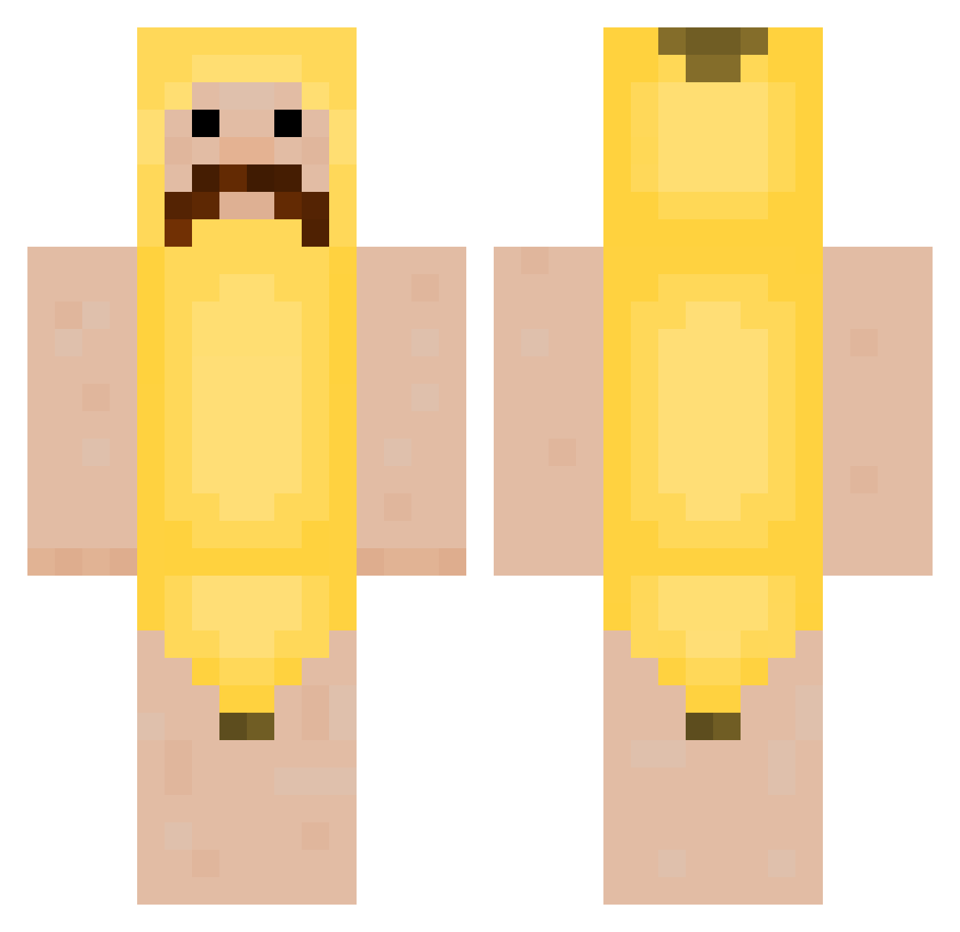 erjuanobanano22 Minecraft skin, front and back view