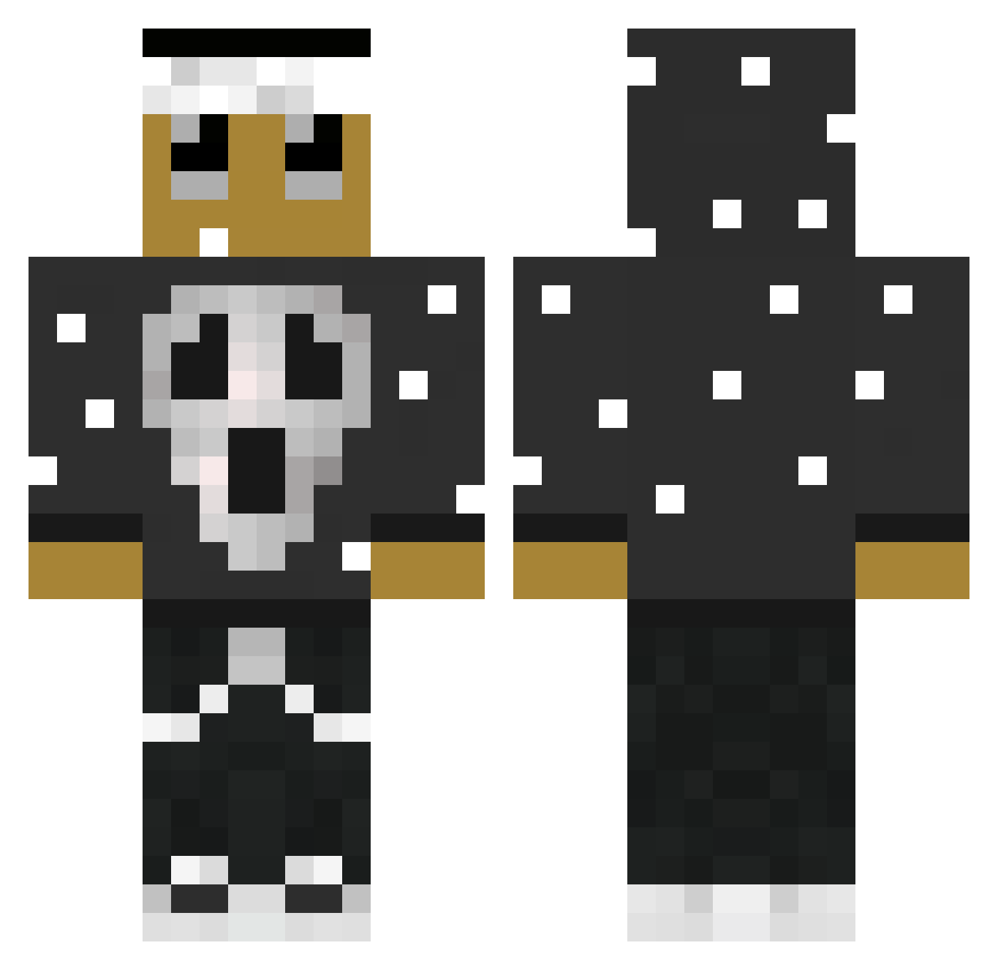 shadowfifi_ Minecraft skin, front and back view