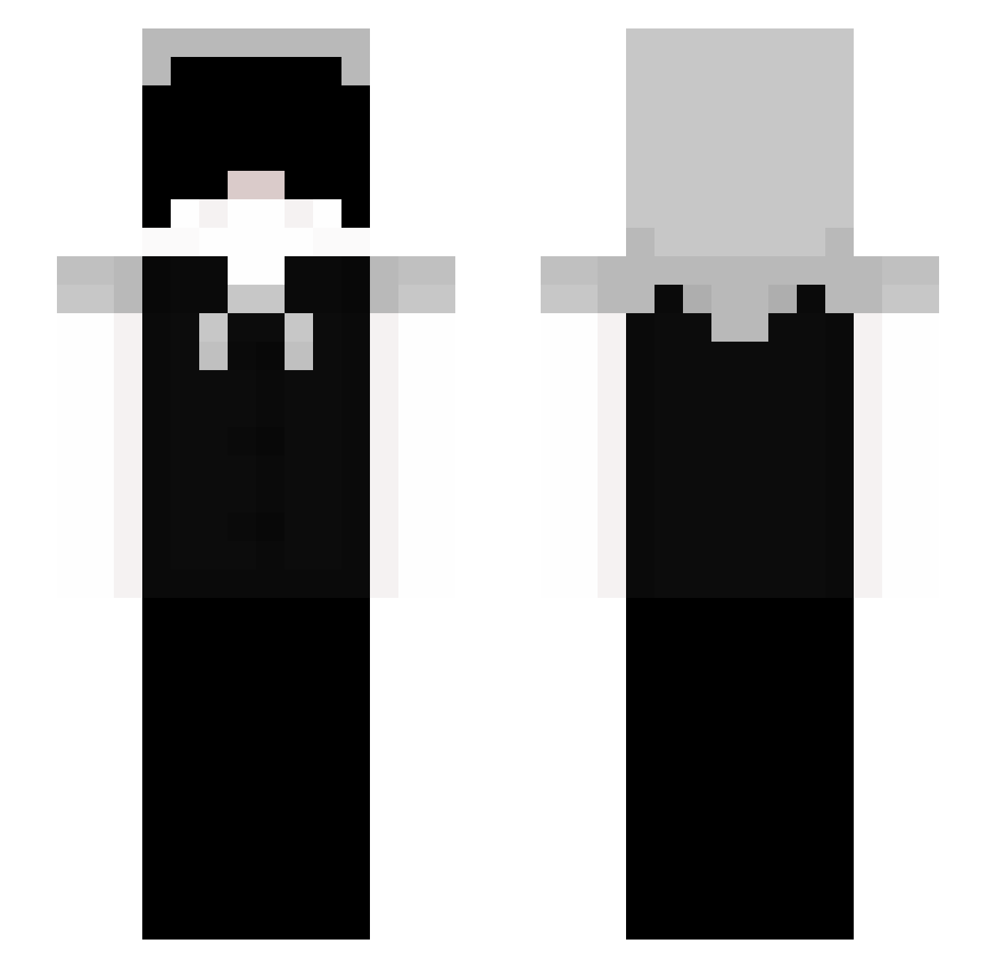 phamphamphamm Minecraft skin, front and back view