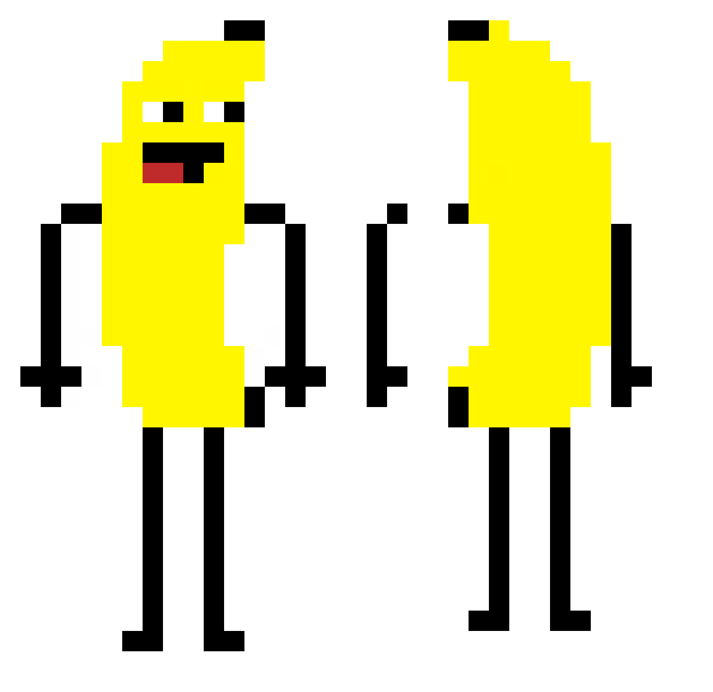 DavidZxY Minecraft skin, front and back view