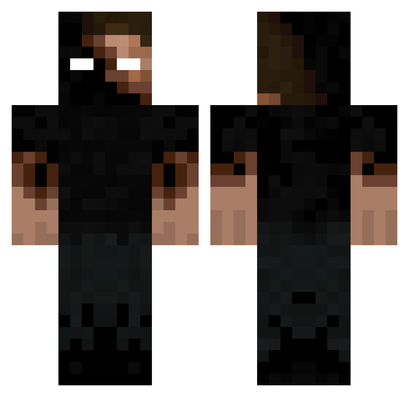 siurencjusz1337 Minecraft skin, front and back view