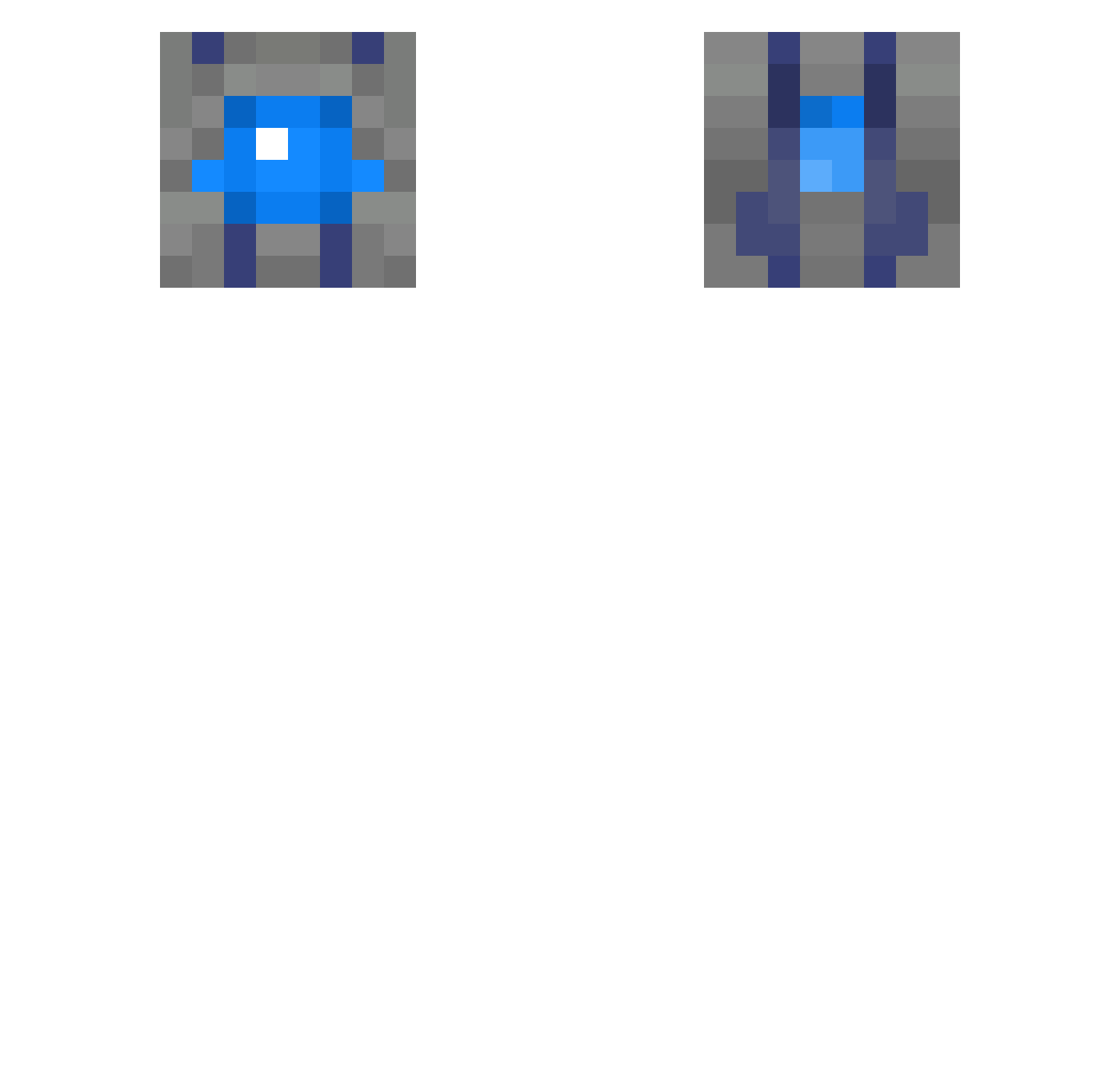 DarthBunkey Minecraft skin, front and back view