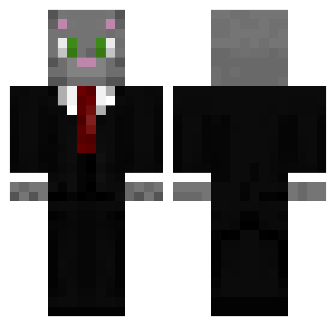 skala2013 Minecraft skin, front and back view