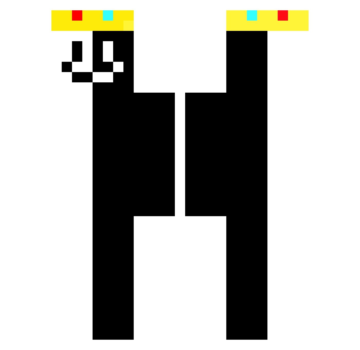 PRODAD1206 Minecraft skin, front and back view