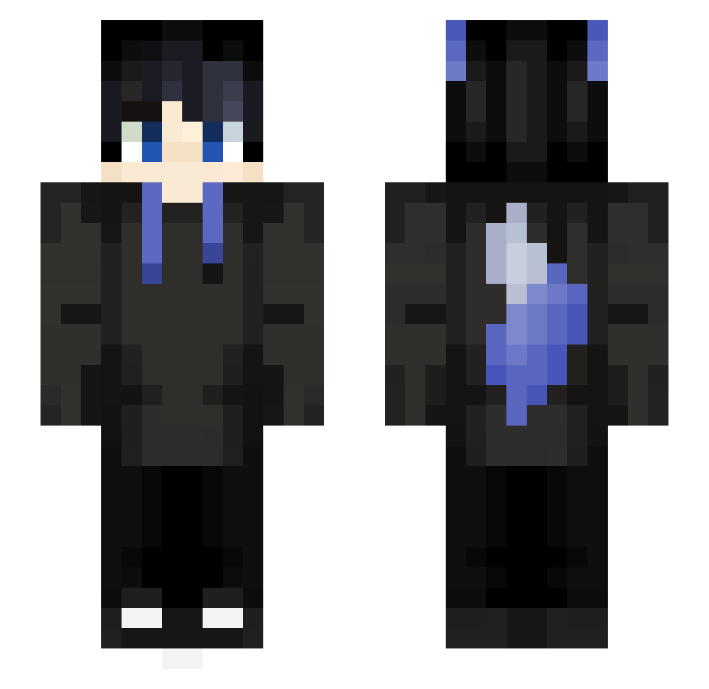 ImFreeZingFabiiZ Minecraft skin, front and back view