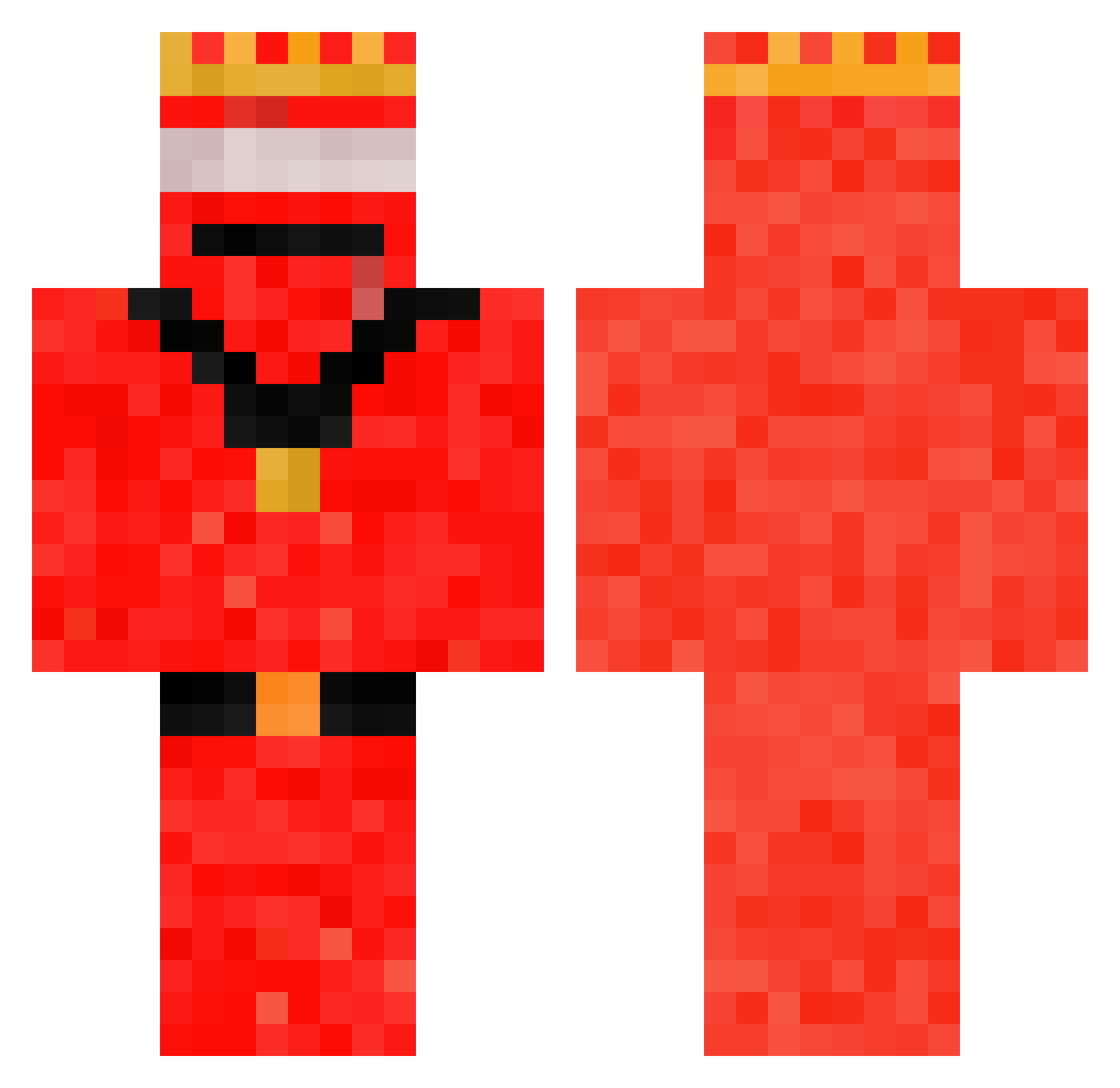 holger2219 Minecraft skin, front and back view