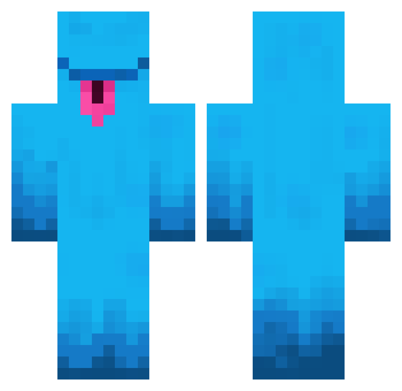 misiopysio123 Minecraft skin, front and back view