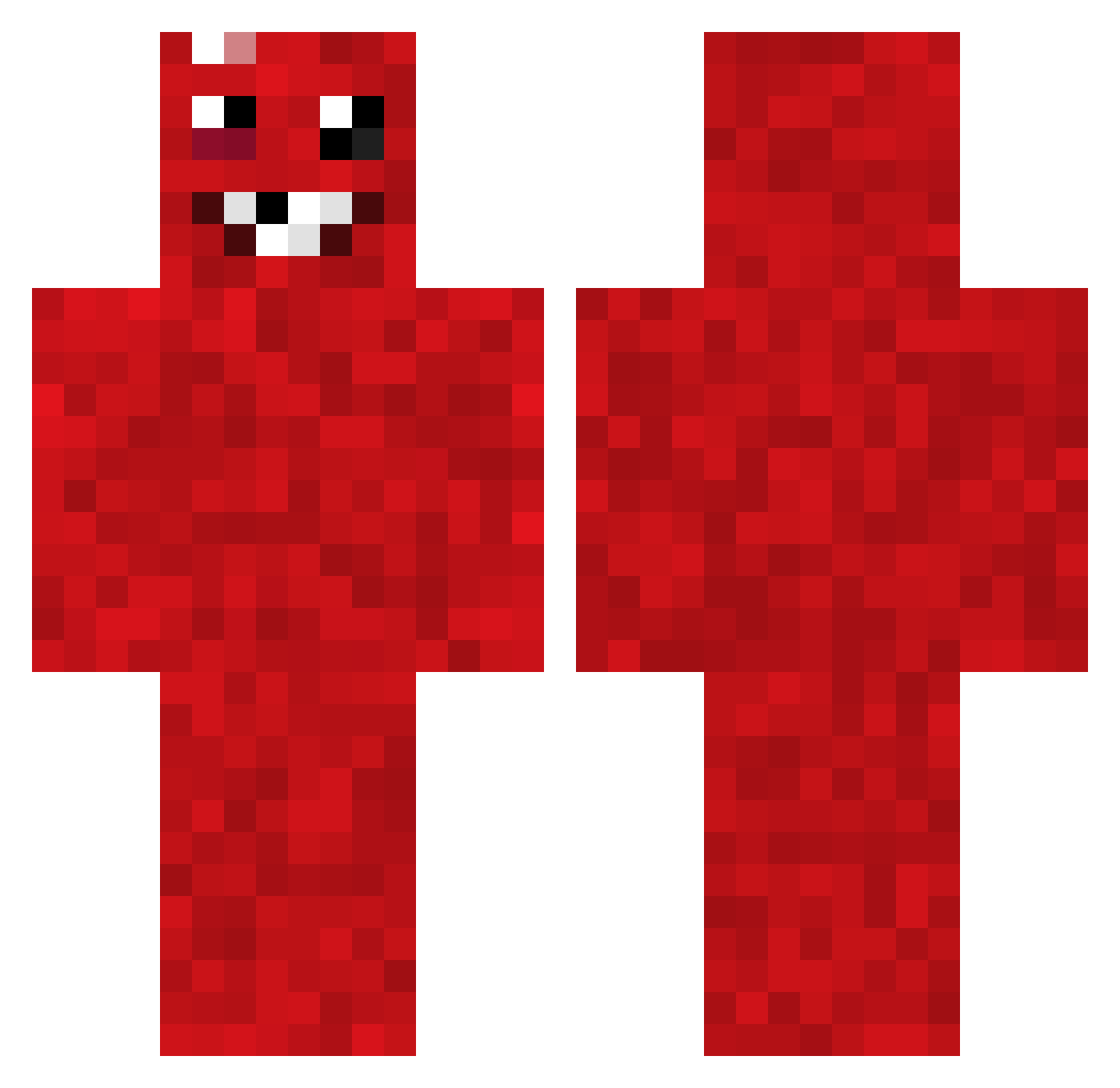 marioestrada23 Minecraft skin, front and back view