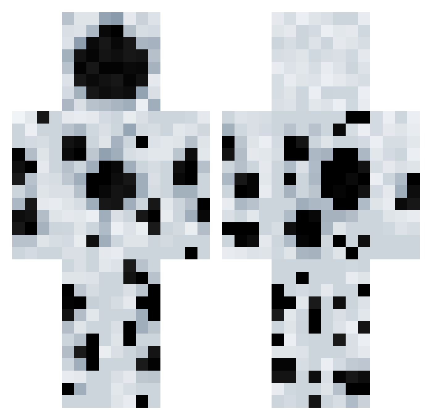 BigBoY9005 Minecraft skin, front and back view