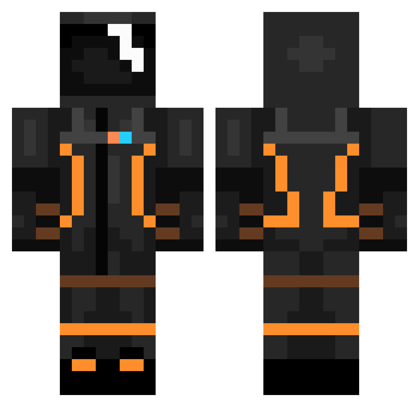 _OnlyMantas_ Minecraft skin, front and back view