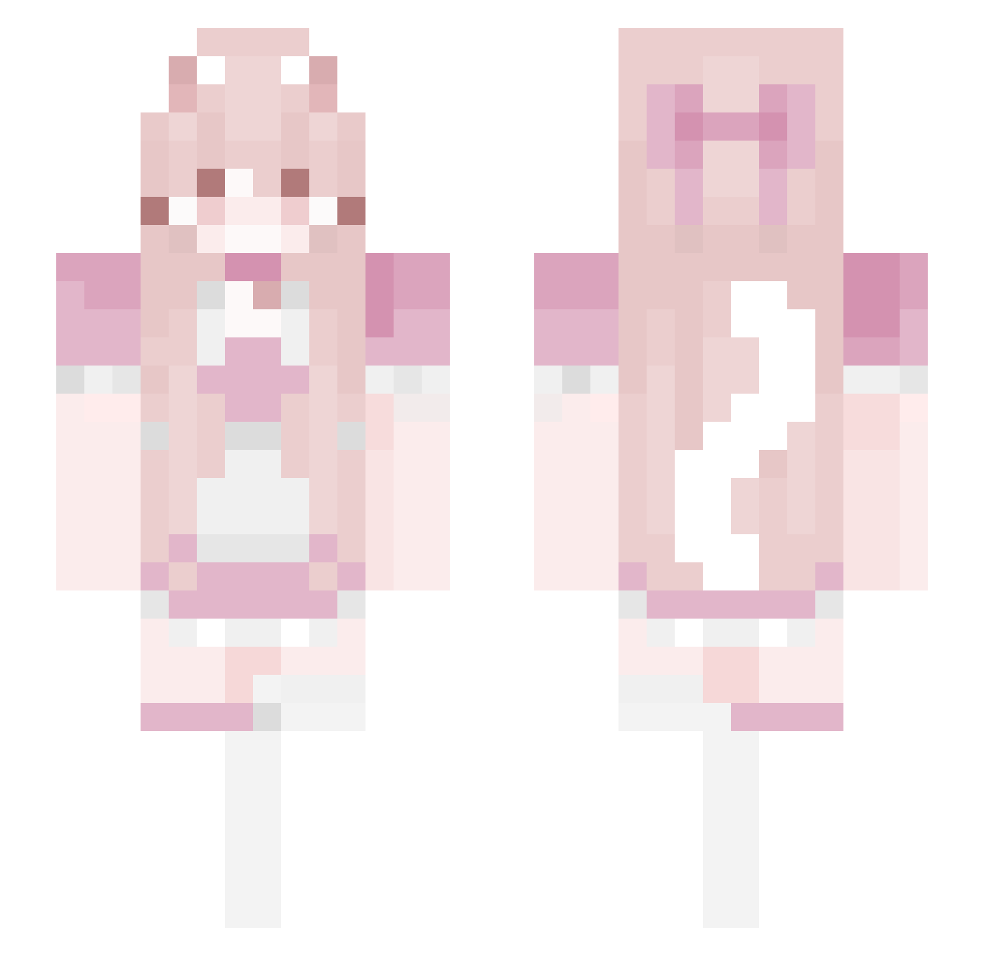 Sensei_kit Minecraft skin, front and back view