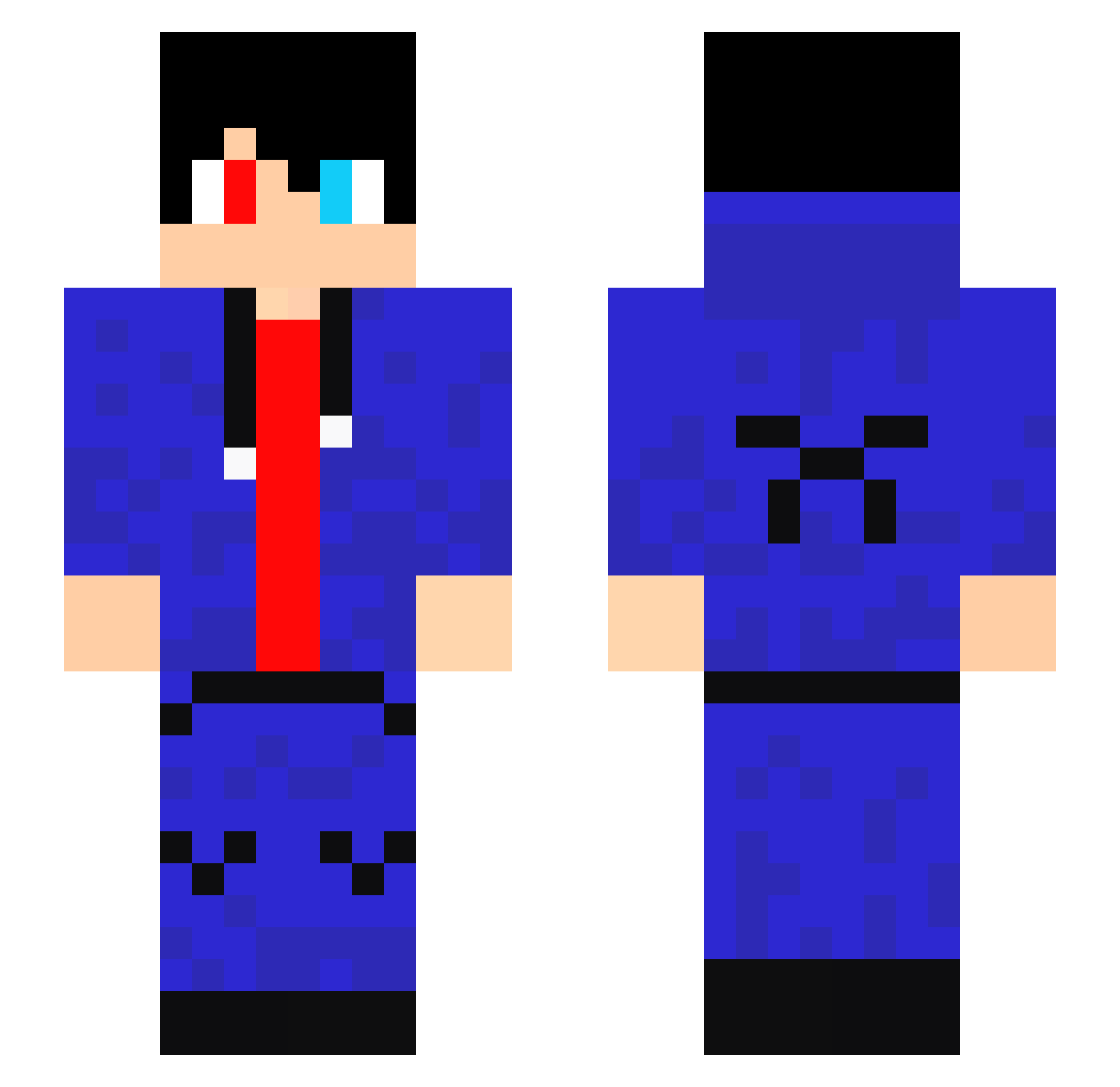 NQMinh567 Minecraft skin, front and back view