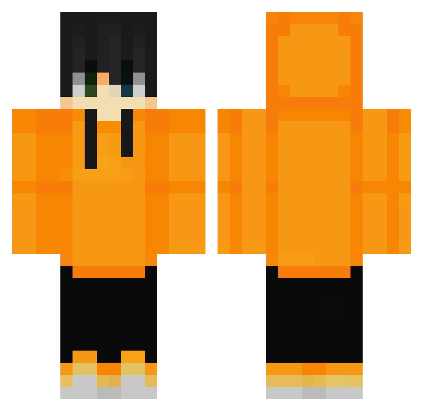 rdavis0031 Minecraft skin, front and back view