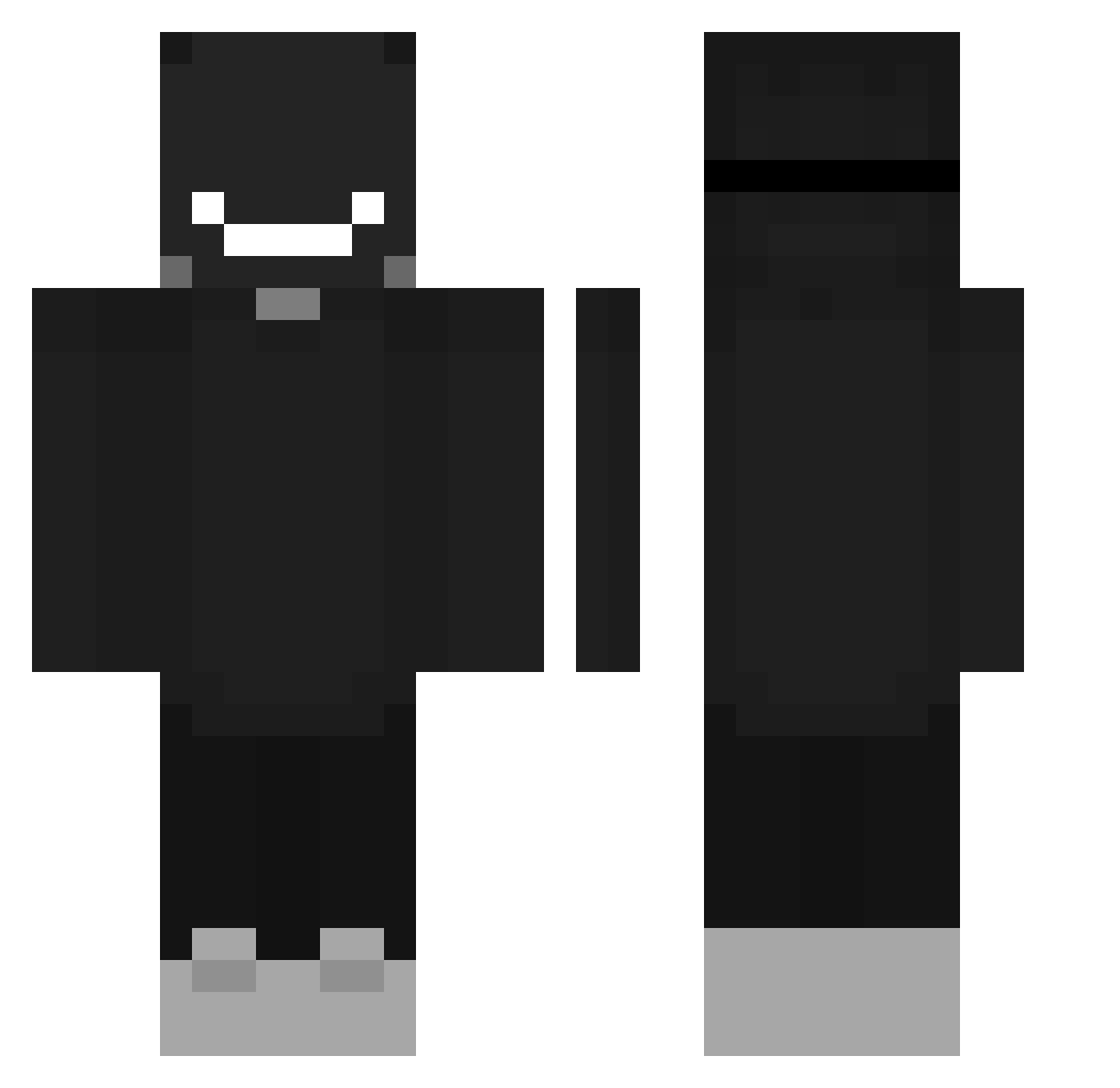 NIEMIECKIKOT Minecraft skin, front and back view