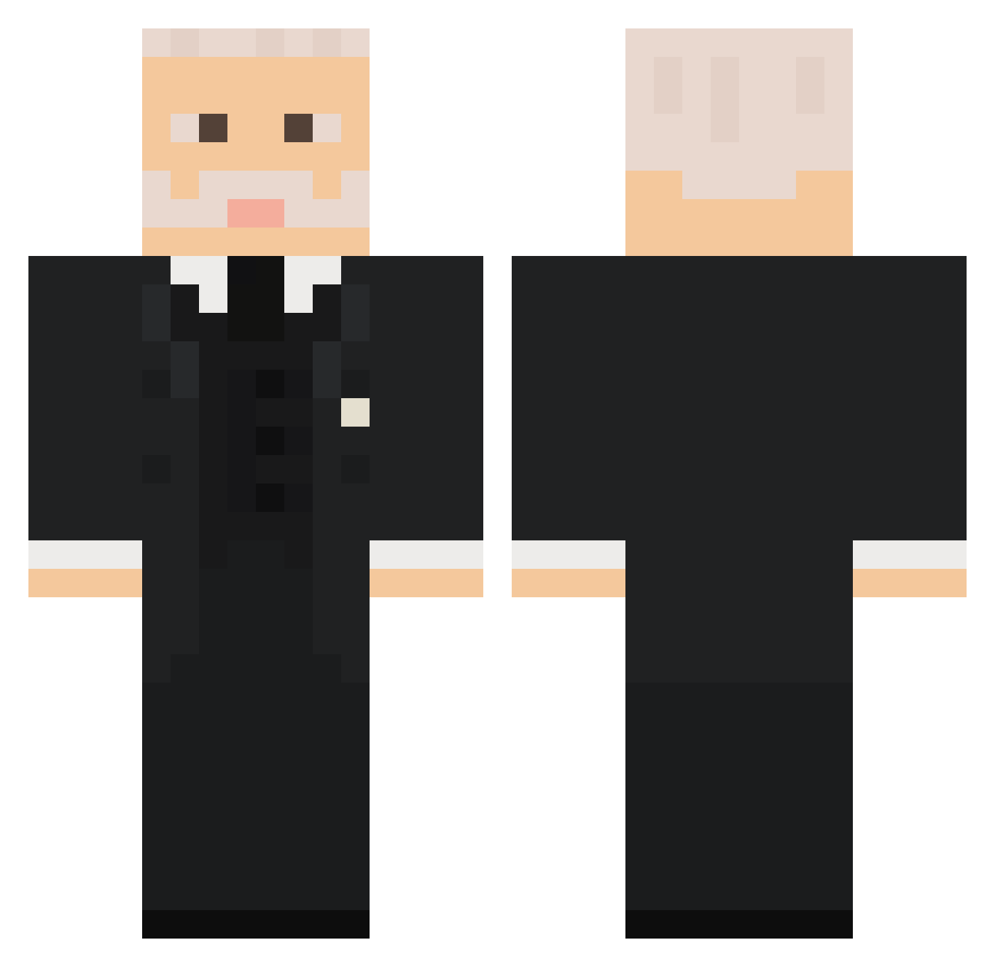 _ChromieHomie Minecraft skin, front and back view