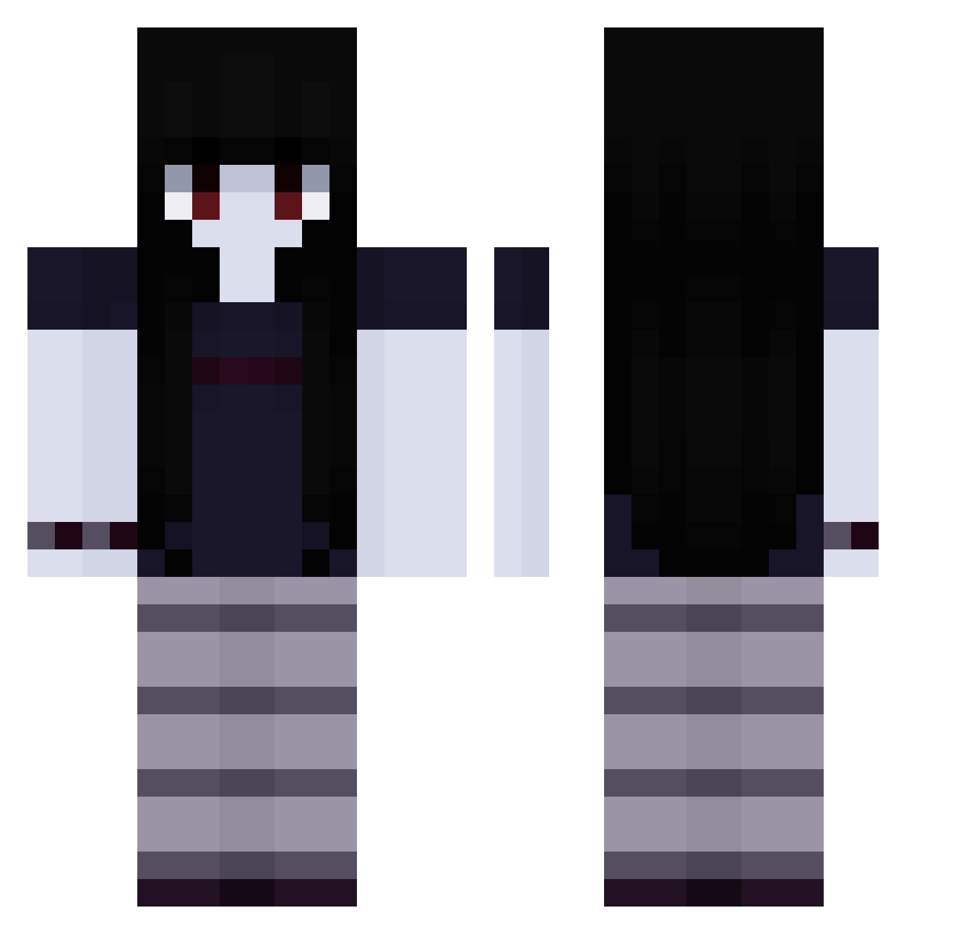 hagigier Minecraft skin, front and back view