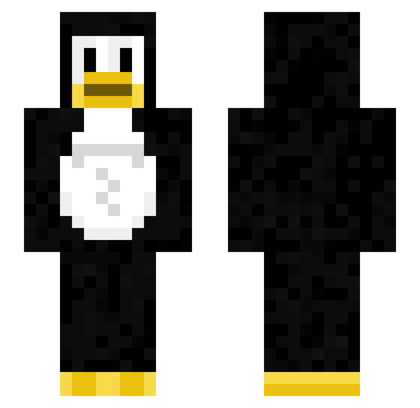 ALPHA_Z_official Minecraft skin, front and back view