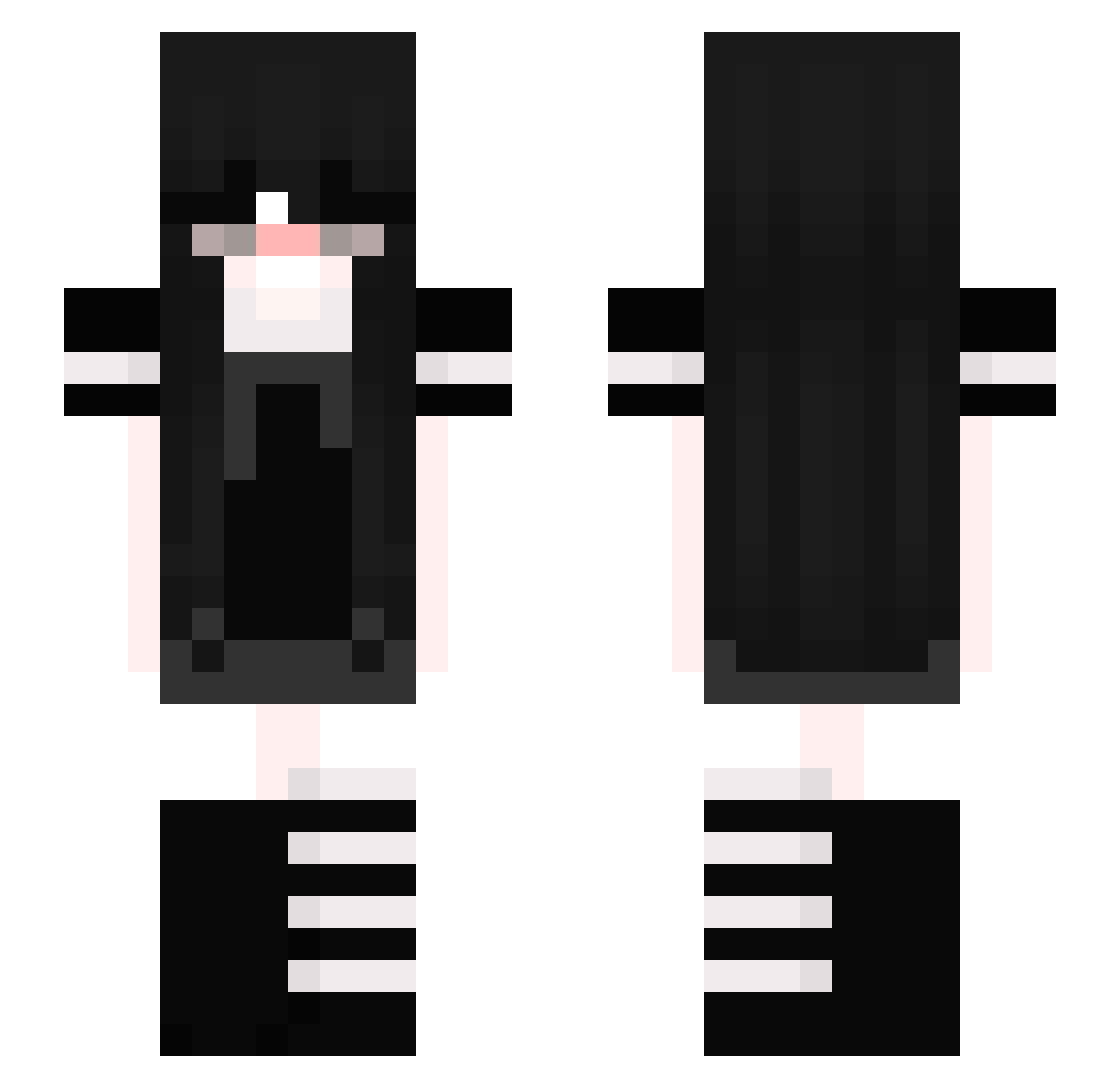 kunikuzushiii Minecraft skin, front and back view