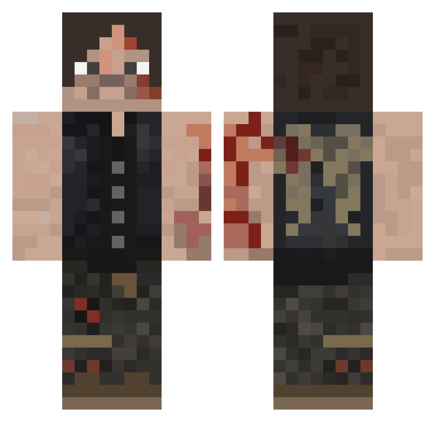 Ferdex_23 Minecraft skin, front and back view